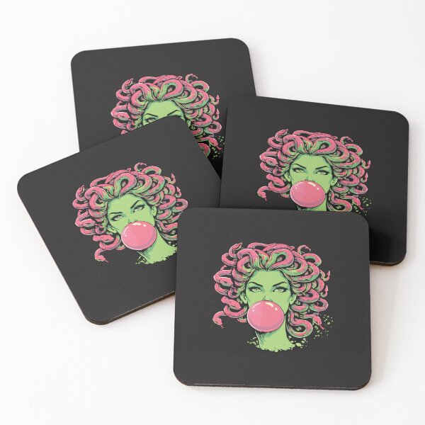 Item preview, Medusa Bubblegum – Greek Myth Snake Hair Goddess Art designed and sold by kiralynstration.