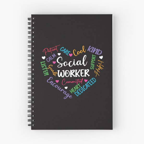 Item preview, Social Worker Heart – Funny Social Work Gift for Women designed and sold by kiralynstration.