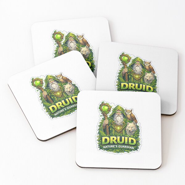 Item preview, Druid - Nature's Guardian Sticker designed and sold by Luxureheaven.