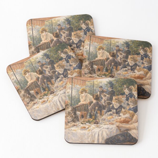 Item preview, Luncheon of the Boating Purrty designed and sold by Ocelot-T.