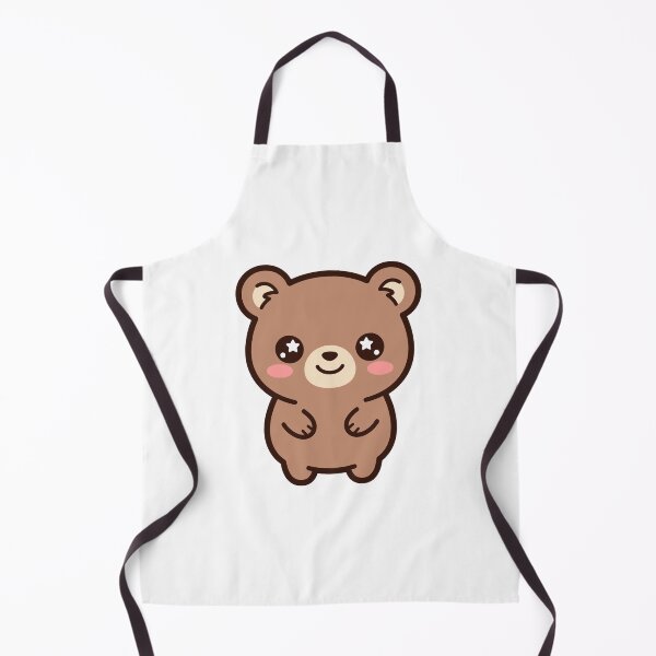 Item preview, Sparkle Eyes Teddy Bear - Cute Brown Bear Kawaii designed and sold by minscw.