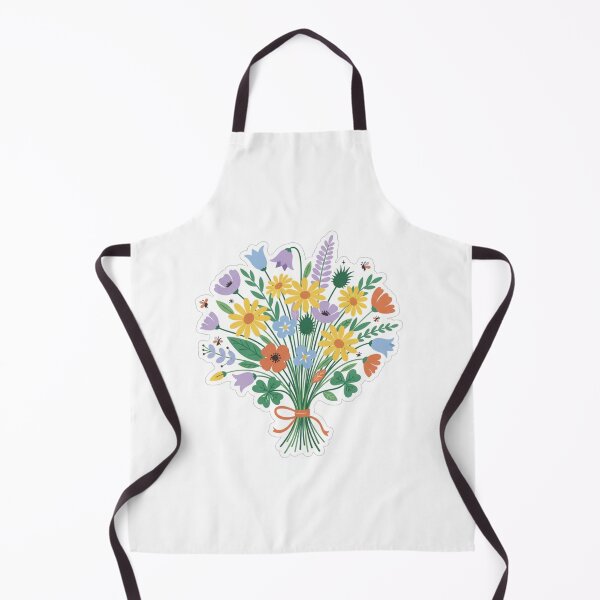 Item preview, Wildflower Bouquet Illustration Sticker designed and sold by Zenx36.