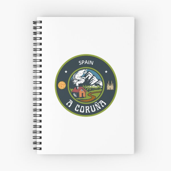 Item preview, A Coruña Spain | Green Travel Emblem designed and sold by World Designs.