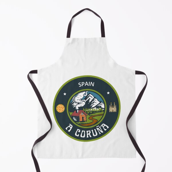 Item preview, A Coruña Spain | Green Travel Emblem designed and sold by World Designs.