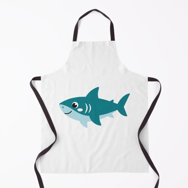 Item preview, Friendly Baby Shark - Cute Blue Sea Predator Kawaii designed and sold by minscw.