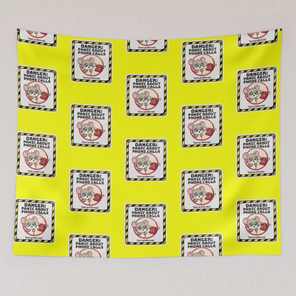 Item preview, Danger Panic About Phone Calls Mouse designed and sold by Visual Dept..