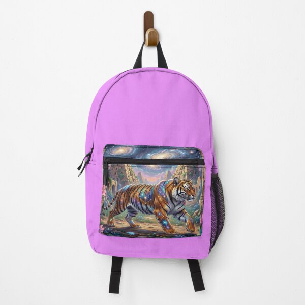 Item preview, Cosmic Tiger Spirit – Mystical Temple Walk Through Stars and Ancient Energy designed and sold by FotoworldEdel.