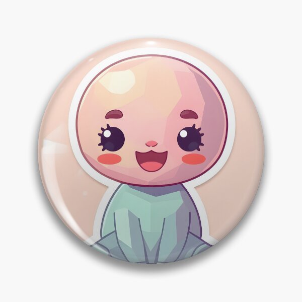 Item preview, Adorable Low Poly Creature - Pastel Sticker Art Print designed and sold by ThePixelArchive.