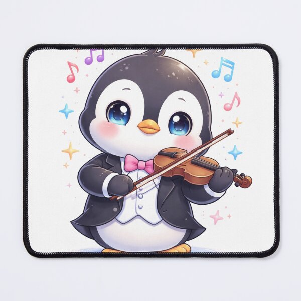 Item preview, Elegant Penguin Violinist - Kawaii Music Lover. designed and sold by Lylysun.