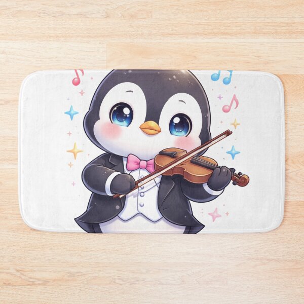 Item preview, Elegant Penguin Violinist - Kawaii Music Lover. designed and sold by Lylysun.