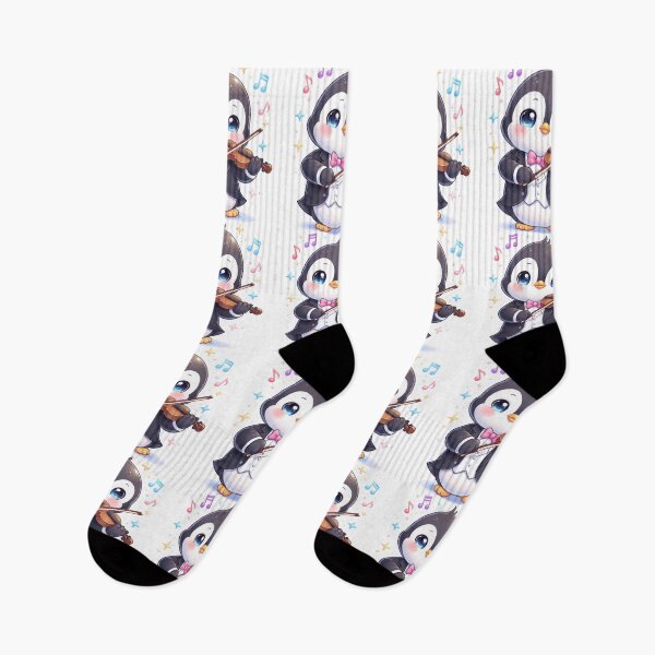 Item preview, Elegant Penguin Violinist - Kawaii Music Lover. designed and sold by Lylysun.