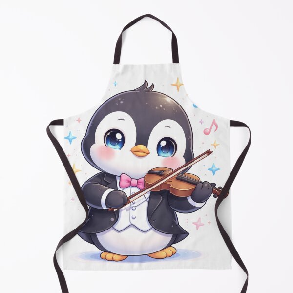 Item preview, Elegant Penguin Violinist - Kawaii Music Lover. designed and sold by Lylysun.