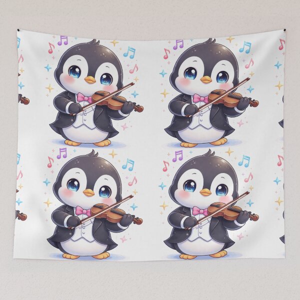 Item preview, Elegant Penguin Violinist - Kawaii Music Lover. designed and sold by Lylysun.