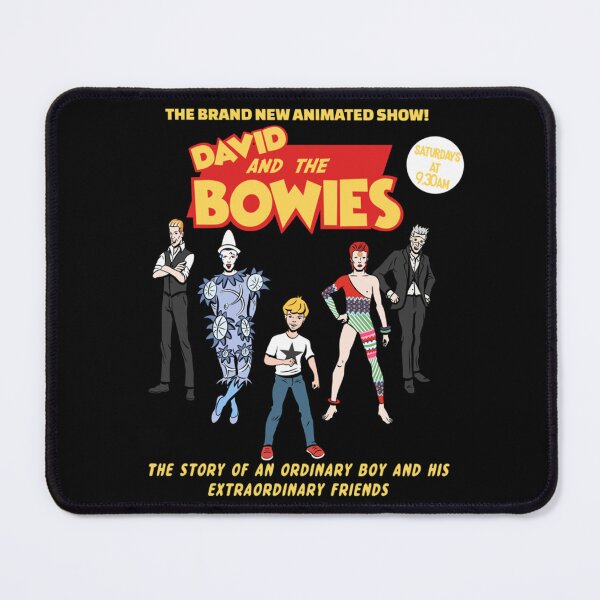 Item preview, Cartoon David And The Bowies The Story Of An Ordinary Boy And His Extraordinary Friends Classic designed and sold by SMeem-Designs.