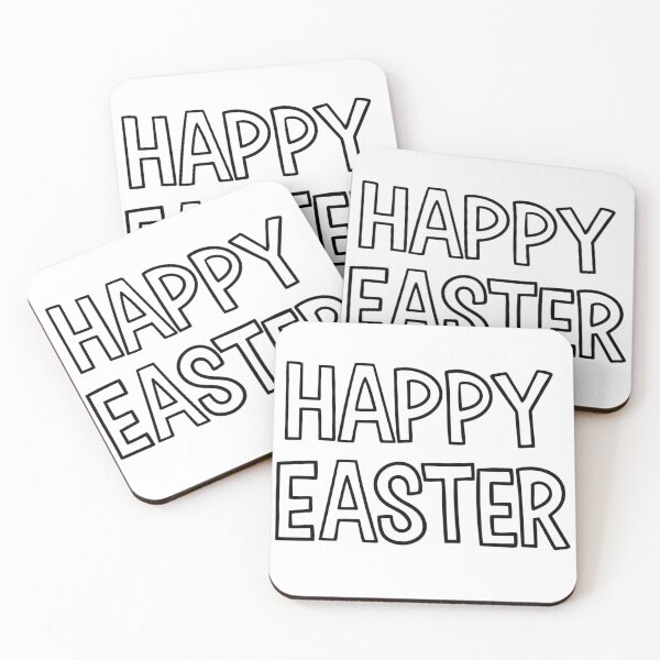 Item preview, Happy Easter Hand Drawn Typography - Cute Doodle Easter Lettering designed and sold by TTStudio.
