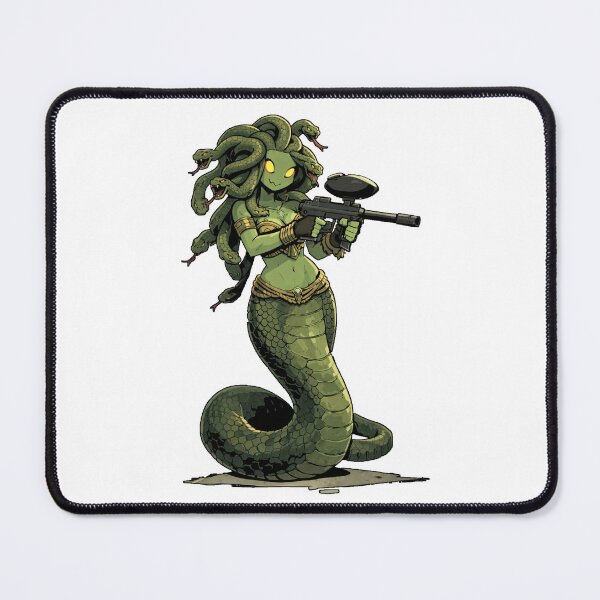 Item preview, Cartoon medusa paintball demon designed and sold by PaintballCrew.