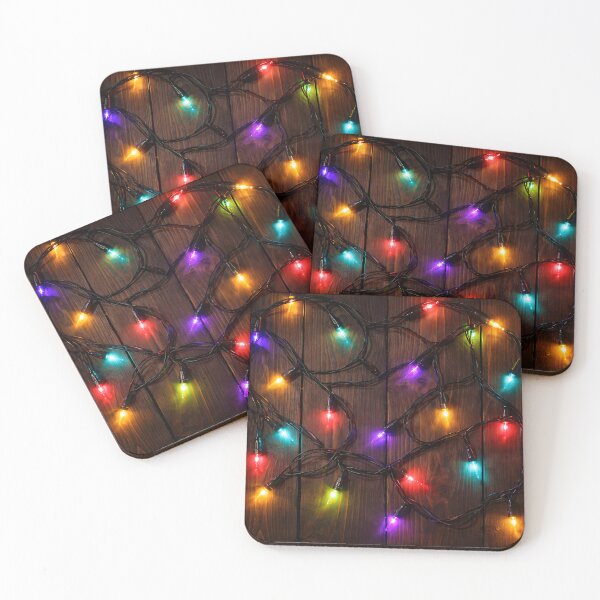 Item preview, Colorful Holiday String Lights designed and sold by Kaleidoscope Print.
