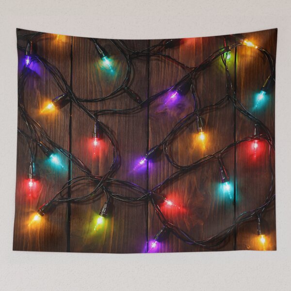 Item preview, Colorful Holiday String Lights designed and sold by Kaleidoscope Print.