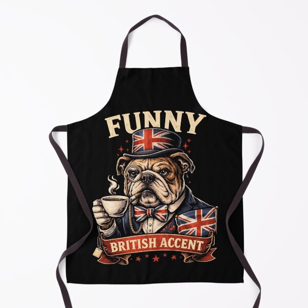Item preview, Funny British Accent designed and sold by BoogzisArtwork.