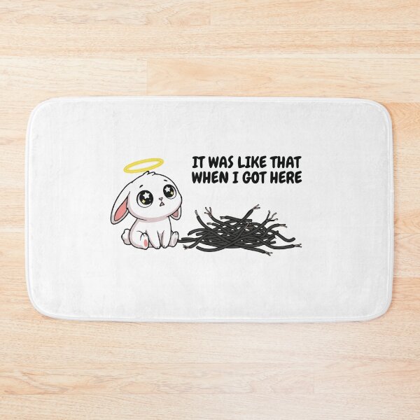 Item preview, It Was Like That When I Got Here Funny Rabbit designed and sold by Petzzz.