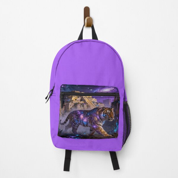 Item preview, Cosmic Tiger Spirit – Mystical Temple Walk Through Stars and Ancient Energy designed and sold by FotoworldEdel.