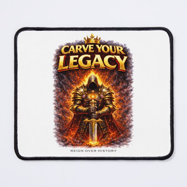 Item preview, Carve Your Legacy – Reign Over History | Royal Warrior Edition designed and sold by RelateAndTee.