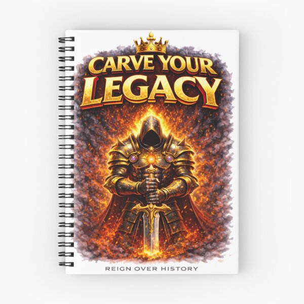 Item preview, Carve Your Legacy – Reign Over History | Royal Warrior Edition designed and sold by RelateAndTee.