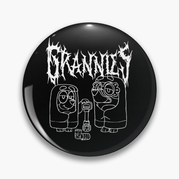 Item preview, Death Metal Bluey Grannies Rita And Janet designed and sold by Dularadesigns.