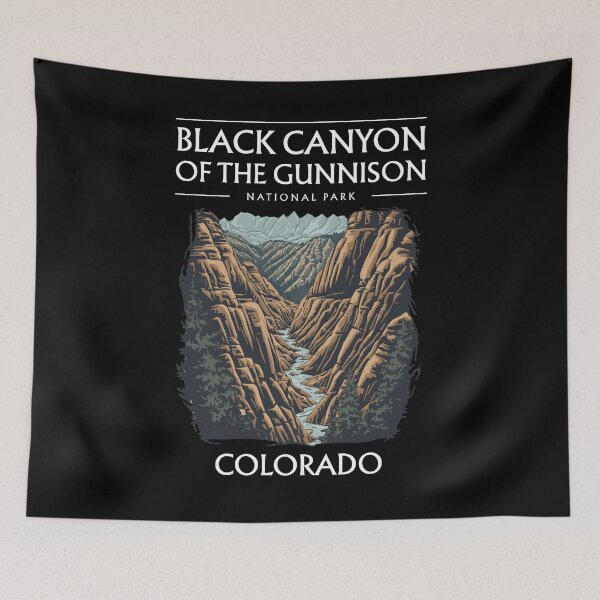 Item preview, Black Canyon of the Gunnison National Park - Colorado  designed and sold by GoodOldVintage.
