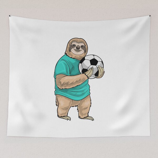 Item preview, Sloth Goalkeeper Soccer Sports designed and sold by Snabdesign84.