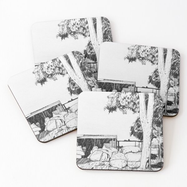 Item preview, The Old Shed and Looming Tree designed and sold by aryas-palette.