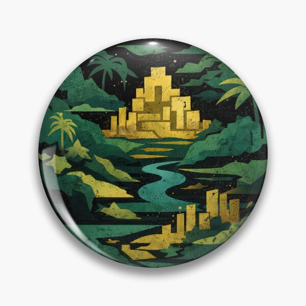 Item preview, El Dorado Lost City Mythic Art designed and sold by Retr0Tshirts.
