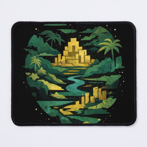 Item preview, El Dorado Lost City Mythic Art designed and sold by Retr0Tshirts.