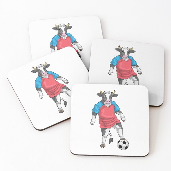 Item preview, Cow Soccer player Soccer Sports designed and sold by Snabdesign84.
