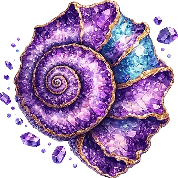 Artwork thumbnail, Geode Fossils by devonclemon