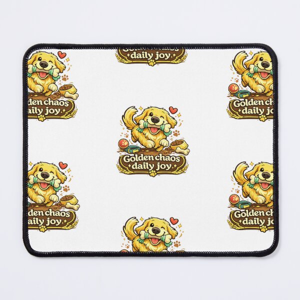 Item preview, Golden Chaos Daily Joy Retriever Gift designed and sold by WildVista.