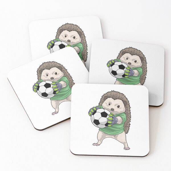 Item preview, Hedgehog Goalkeeper Soccer Sports designed and sold by Snabdesign84.