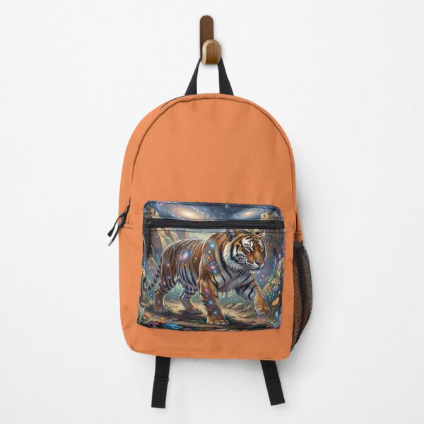 Item preview, Cosmic Tiger Spirit – Mystical Temple Walk Through Stars and Ancient Energy designed and sold by FotoworldEdel.