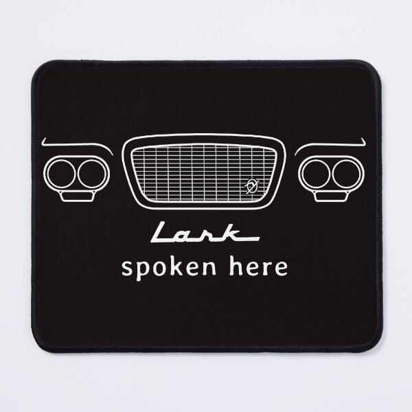Item preview, Studebaker Lark 1960s classic car "spoken here" white designed and sold by soitwouldseem.