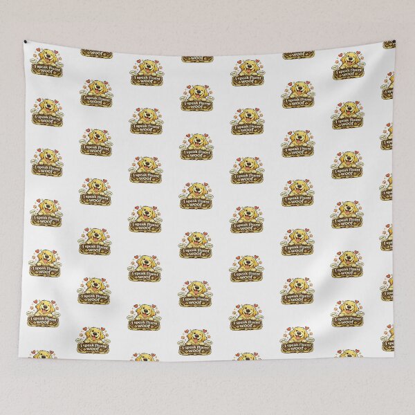 Item preview, I Speak Fluent Woof Golden Retriever Gift designed and sold by WildVista.