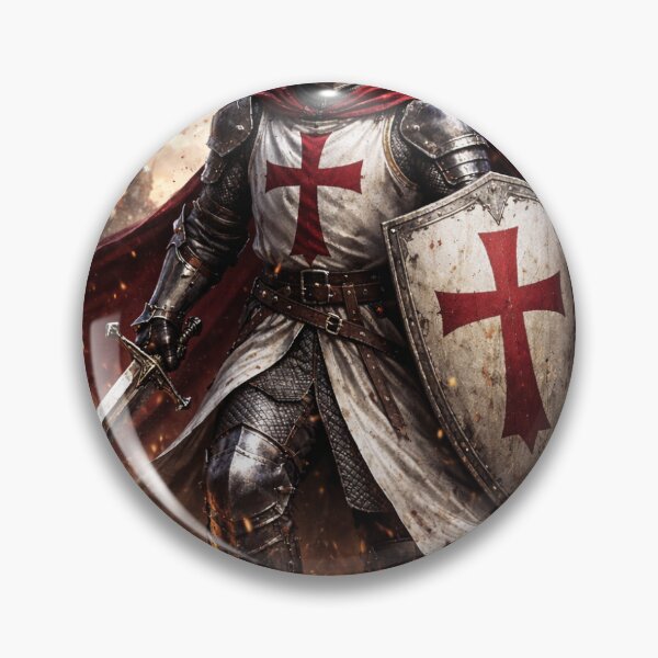 Item preview, Deus Vult Crusader Knight Artwork designed and sold by Luxureheaven.