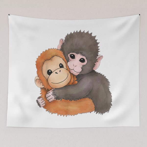 Item preview, Cute Baby Monkey designed and sold by RowenaKihn.