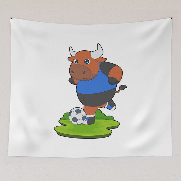 Item preview, Bull Soccer player Soccer Sports designed and sold by Snabdesign84.