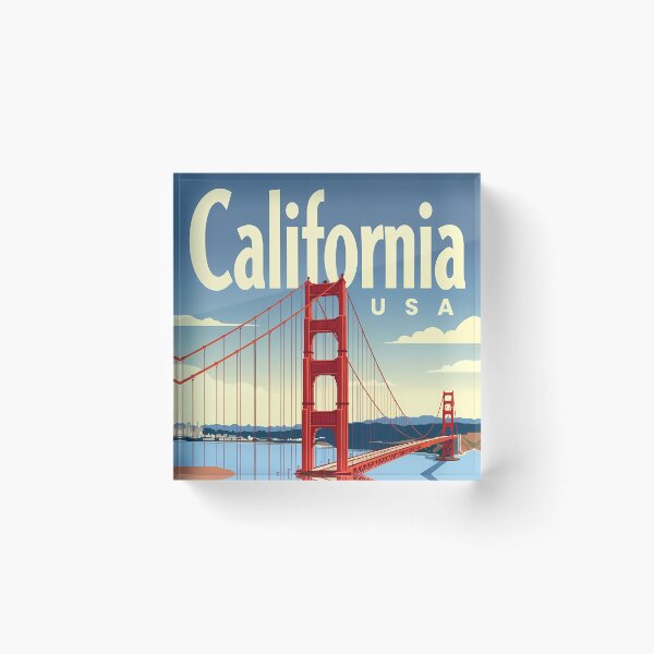 Item preview, Golden Gate California USA Vintage Travel Wall Art designed and sold by Atlas Poster Co..