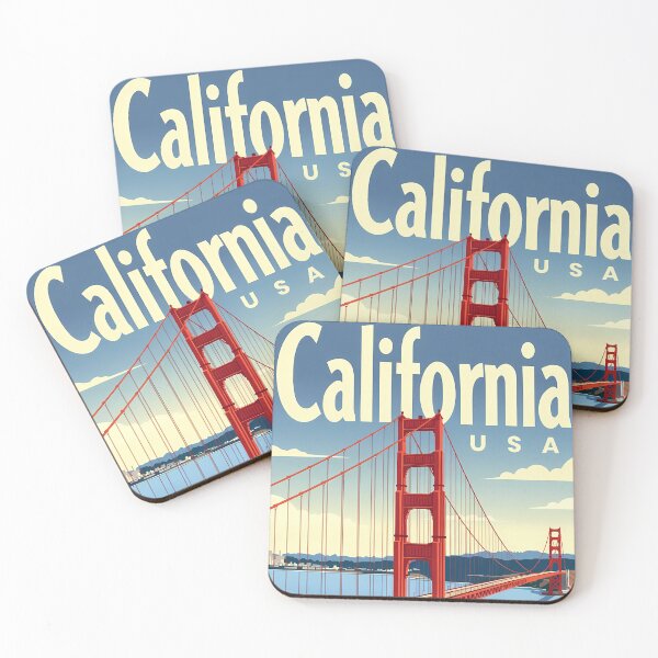 Item preview, Golden Gate California USA Vintage Travel Wall Art designed and sold by Atlas Poster Co..