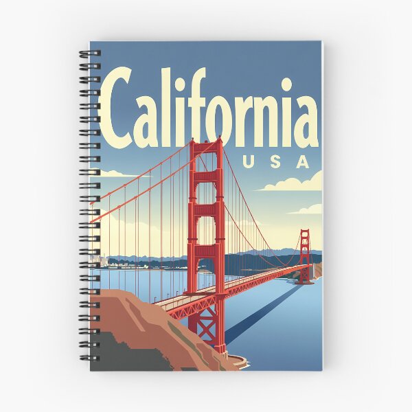 Item preview, Golden Gate California USA Vintage Travel Wall Art designed and sold by Atlas Poster Co..