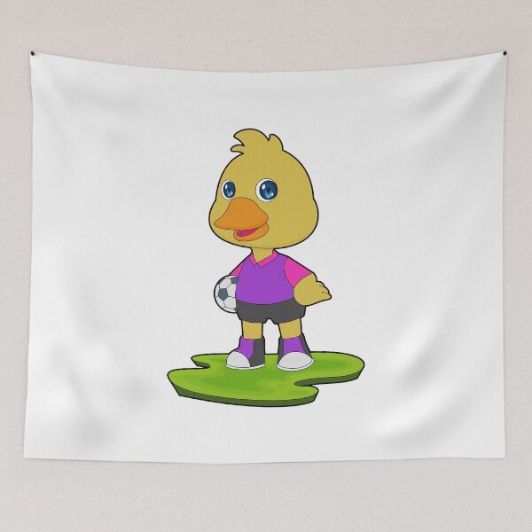 Item preview, Duck Soccer player Soccer Sports designed and sold by Snabdesign84.
