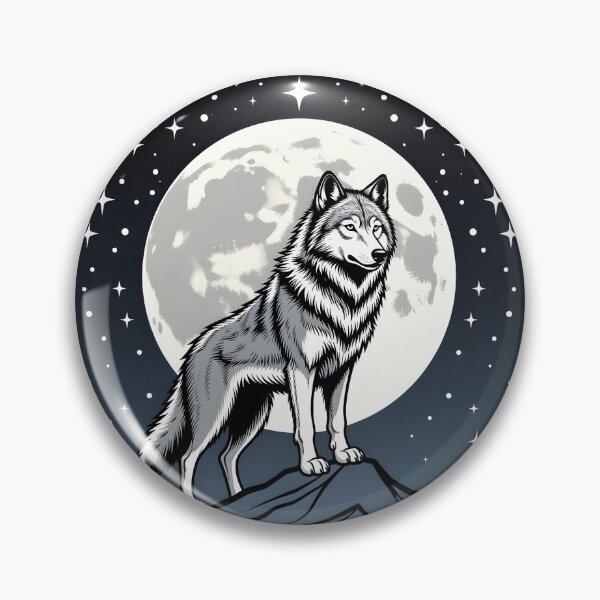 Item preview, Wolf Under Full Moon designed and sold by SunDrift.