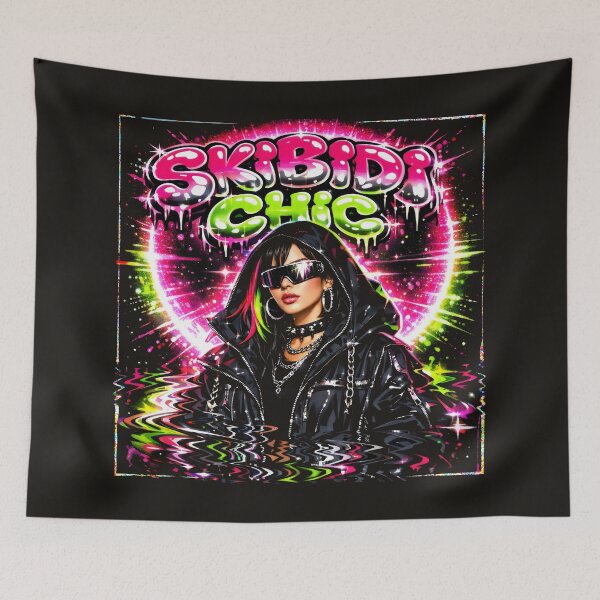 Item preview, Skibidi Chic Streetwear Vaporwave Aesthetic designed and sold by SplashTastic.