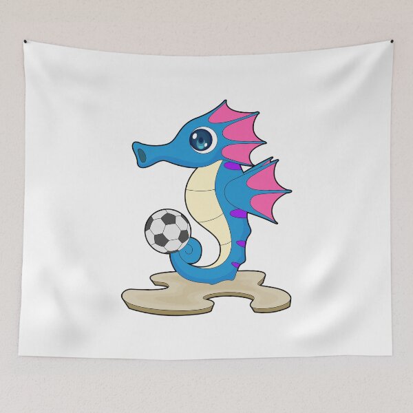Item preview, Seahorse Soccer player Soccer Sports designed and sold by Snabdesign84.